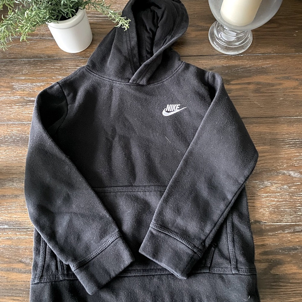Boys Nike Black hooded sweatshirt
